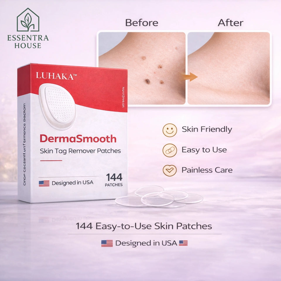 LUHAKA™ DermaSmooth Skin Tag Remover Patches (BUY 1 GET 1 FREE )