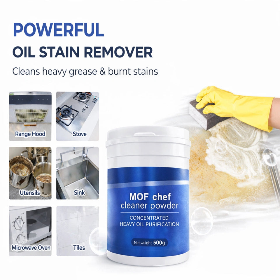 MOF Chef Protective Kitchen & Bathroom Acidic Cleaner Powder (1/2 Kilogram)