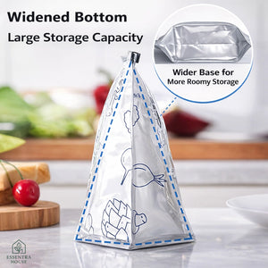 Reusable Aluminum Foil Sealable Storage Bags (Pack of 20)
