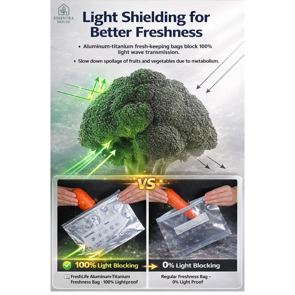 Reusable Aluminum Foil Sealable Storage Bags (Pack of 20)