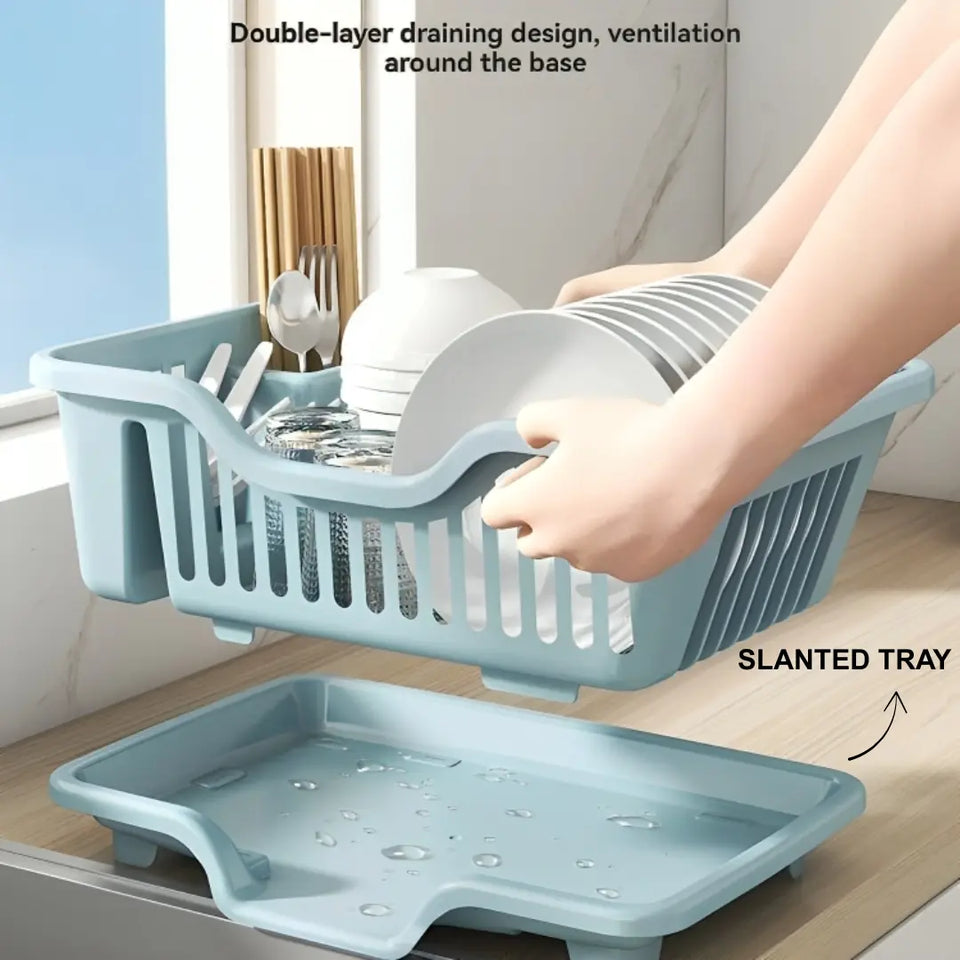 Essentra House ™ 3 in 1 Kitchen Dish Drainer
