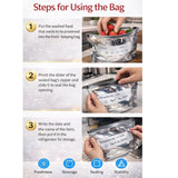 Reusable Aluminum Foil Sealable Storage Bags (Pack of 20)
