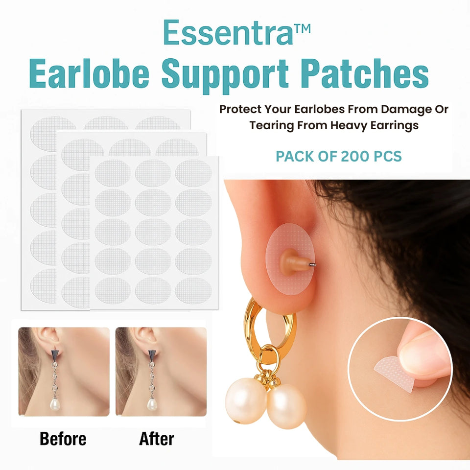 Essentra™ Premium Earlobe Support Patches (200 PCS)