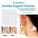 Essentra™ Premium Earlobe Support Patches (200 PCS)