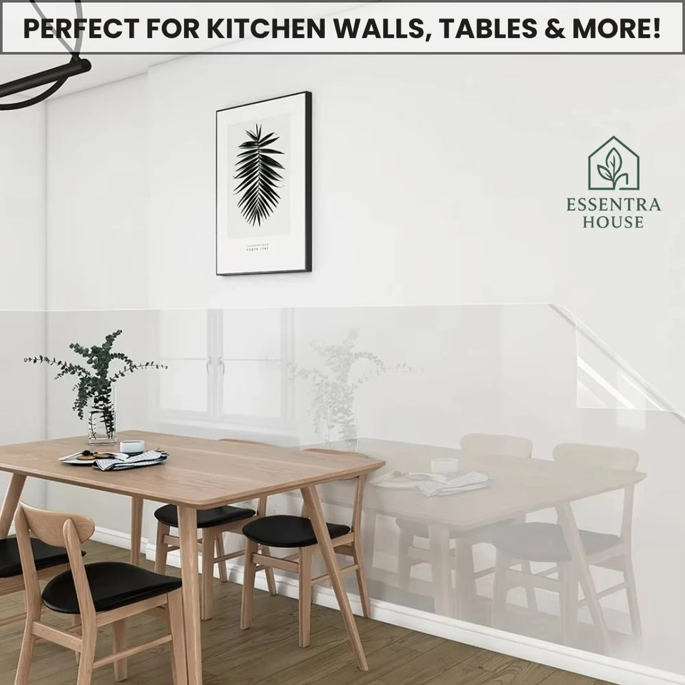 Essentra™ Self- Adhesive Transparent Electrostatic Wall Protection Film (PACK OF 2)