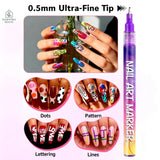💅 Essentra™ Diy Nail Art Pens (12 Colors)